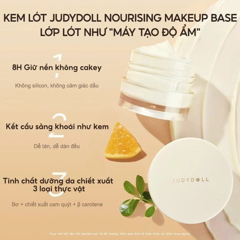 Kem Lót Trang Điểm JUDYDOLL Dưỡng Ẩm Nâng Tone Kiềm Dầu Thu Nhỏ Lỗ Chân Lông Mịn Màng
